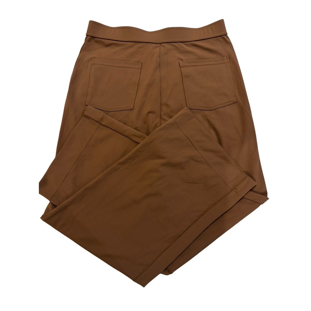 Halara Halo Tek Air Brown Pull On Flat Front size L - Picture 8 of 16